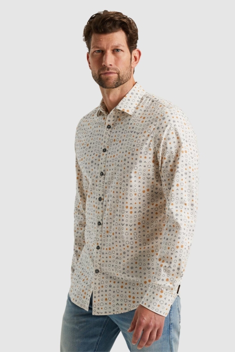 PME legend long sleeve shirt print on poplin